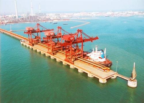 青岛海运港末年吞吐量将达6亿吨