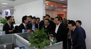 营口市党政代表团来访焦点娱乐国际物流