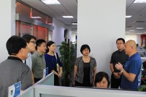 国家商务部领导视察焦点娱乐国际物流
