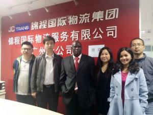 刚果金代理SEAHORSE SHIPPING来访焦点娱乐广州分支