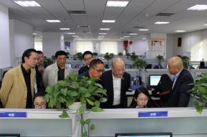 光大证券来访焦点娱乐国际物流
