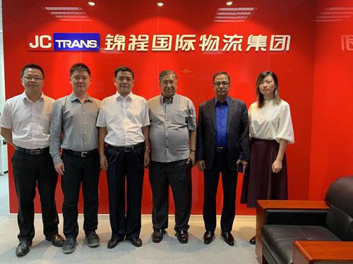 孟加拉QNS物流集团到访焦点娱乐国际物流上海公司