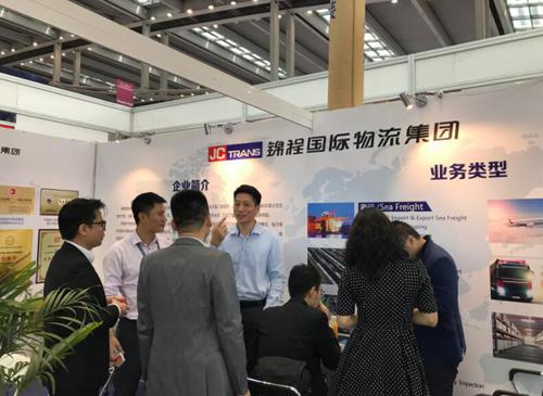 焦点娱乐国际物流参加2019年第十四届物博会1